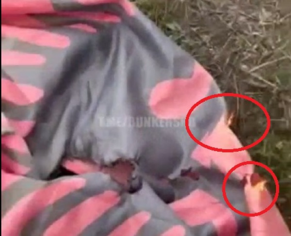 Mitrovicë: Publikohen pamje të djegies së flamurit shqiptar